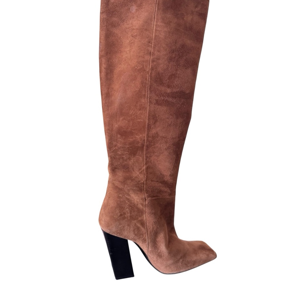 Chic Tan Over the Knee Boots